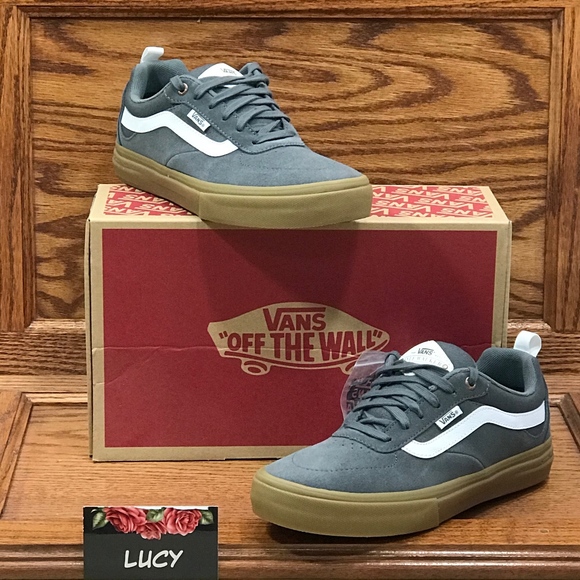 vans kyle walker pro shoes pewter light gum